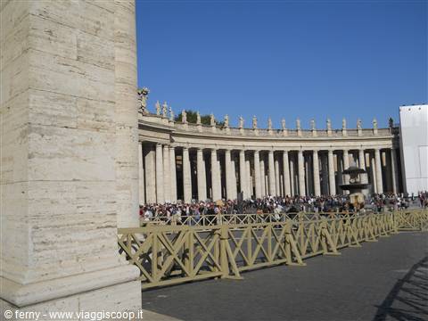 San Pietro il colonnato del Bernini
