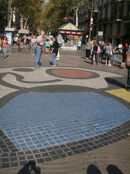 Mirò sulla Rambla