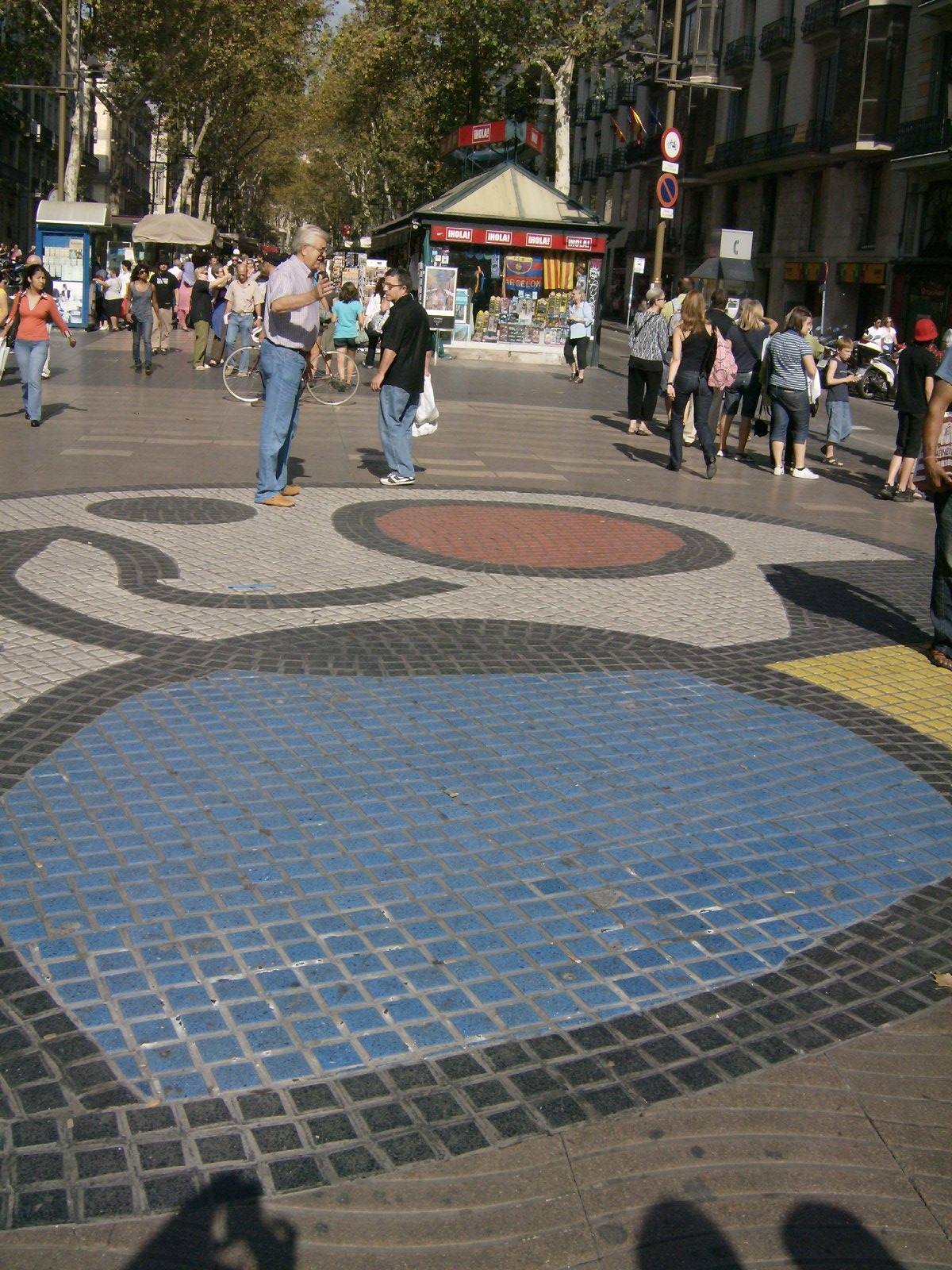 Mirò sulla Rambla