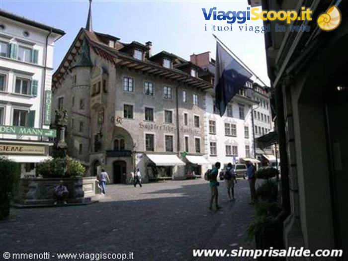 Particolare della città di Lucerna