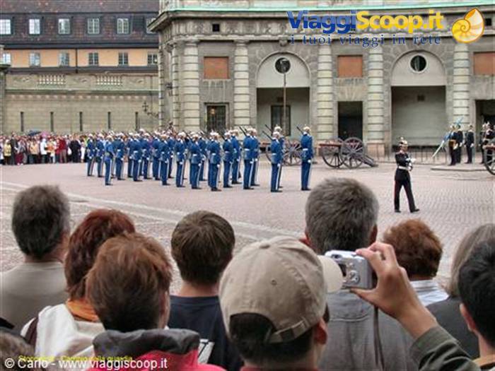 Stoccolma- Palazzo Reale - Cambio della guardia