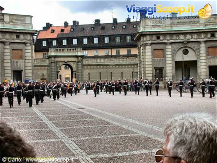 Stoccolma- Palazzo Reale - Cambio della guardia