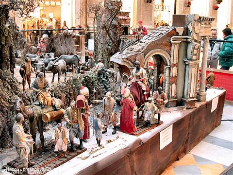 Napoli - Galleria Umberto - Presepe