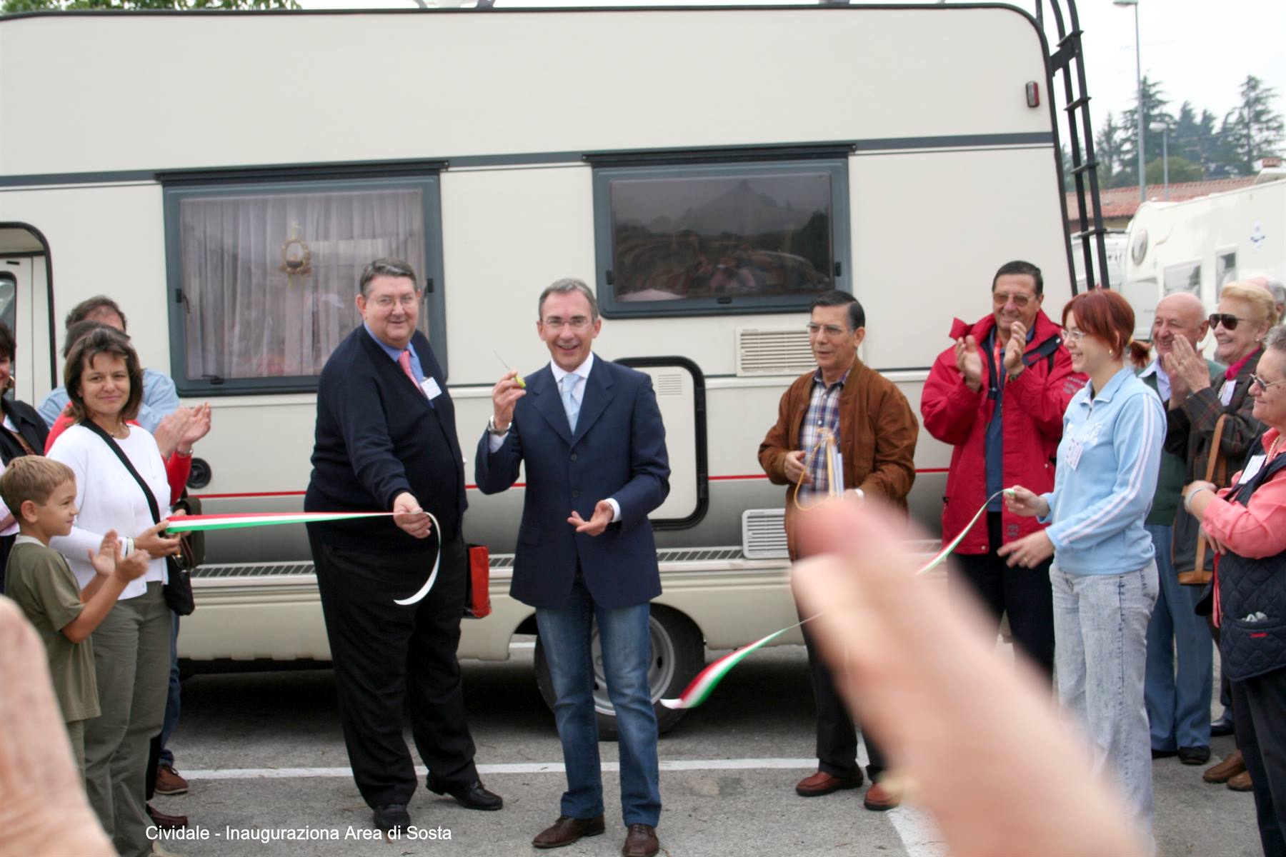 Cividale - Inaugurazione Area di Sosta Camper