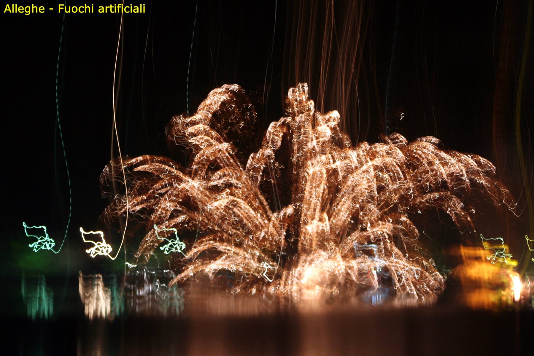 Alleghe - i fuochi artificiali