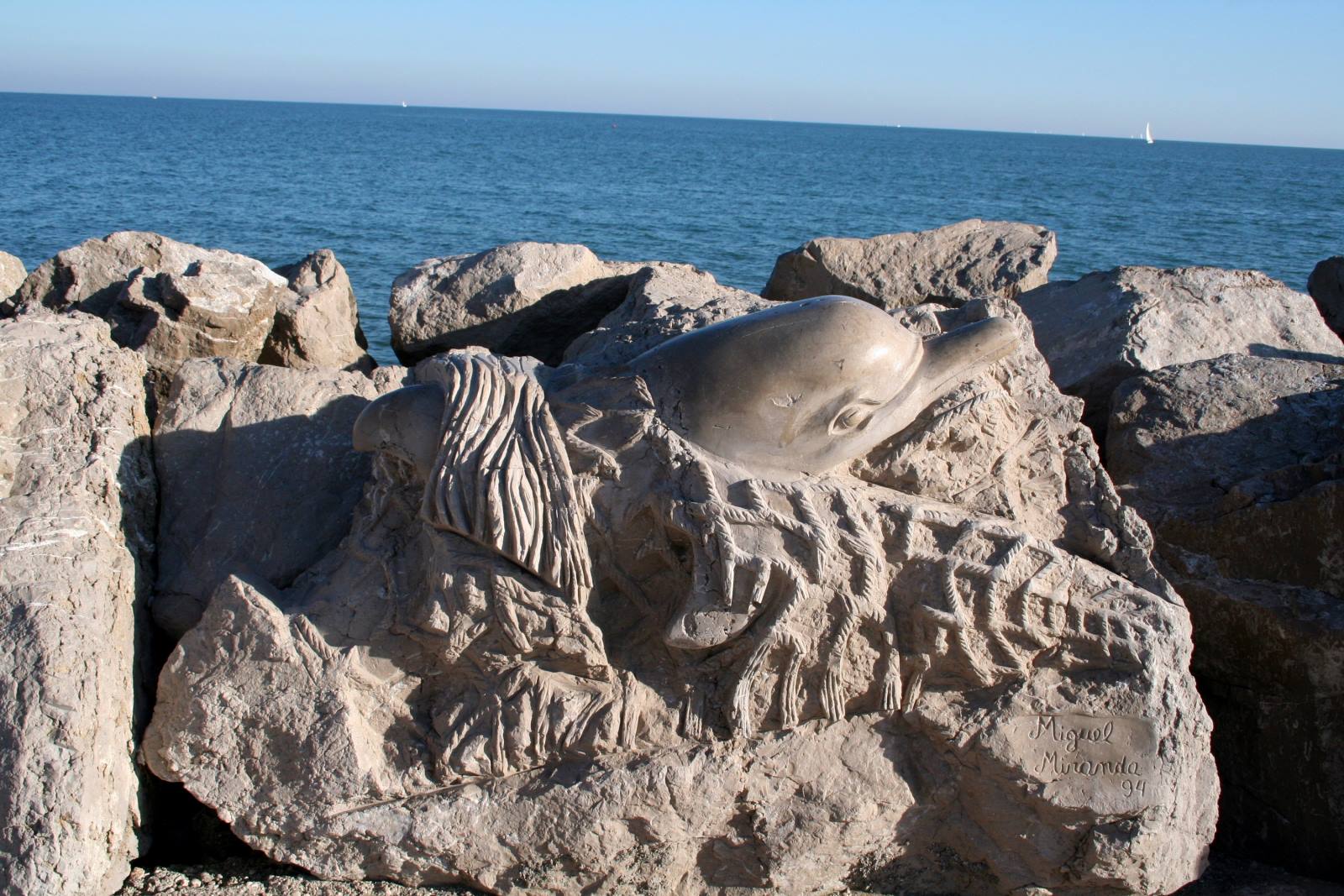 Caorle - Sculture sul lungo mare