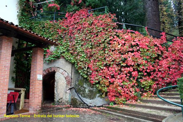 Recoaro Terme - Le Terme - Entrata al bunker tedesco
