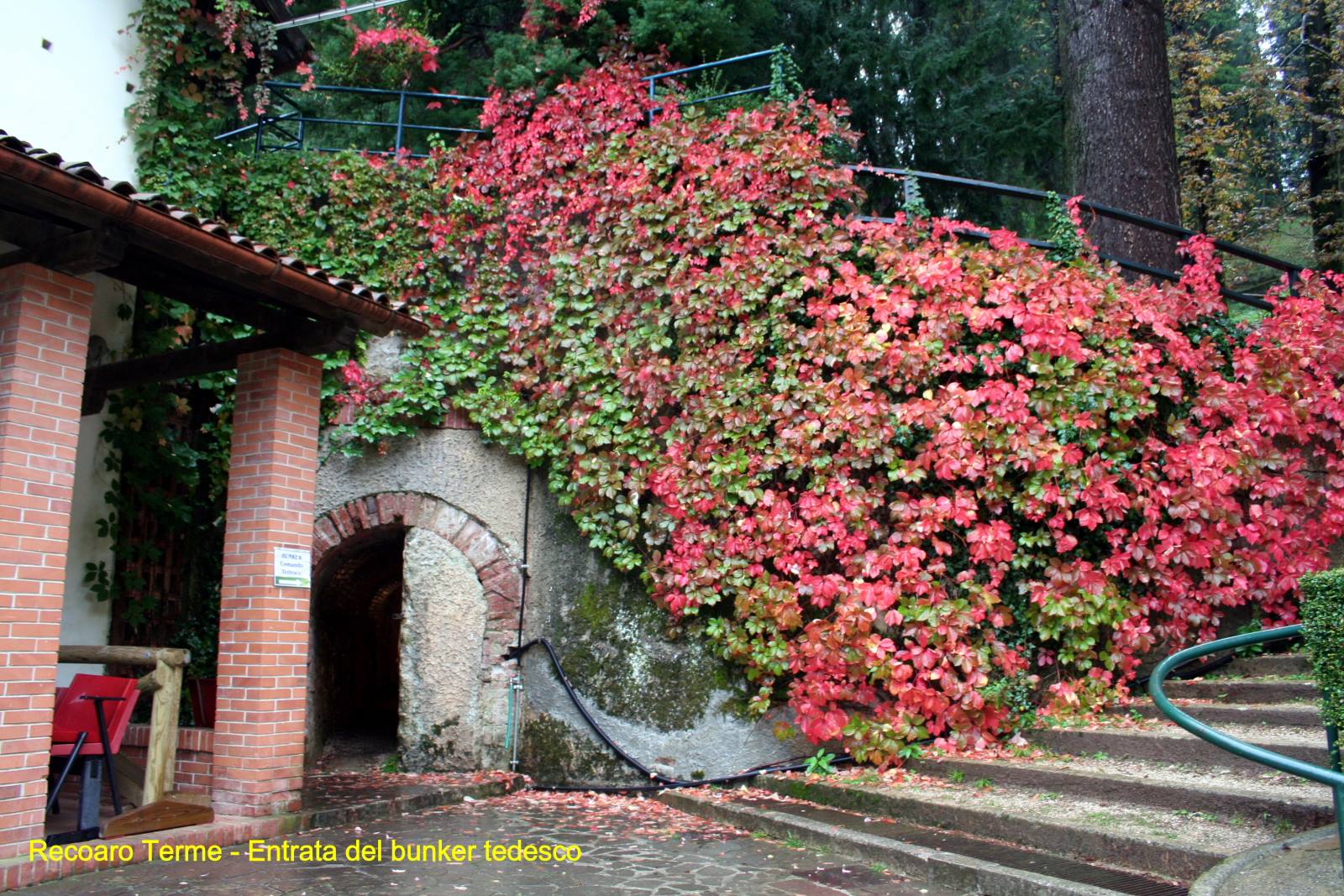 Recoaro Terme - Le Terme - Entrata al bunker tedesco