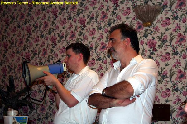 Recoaro Terme - Umberto con il cuoco dei "Gnochi con la Fioreta"
