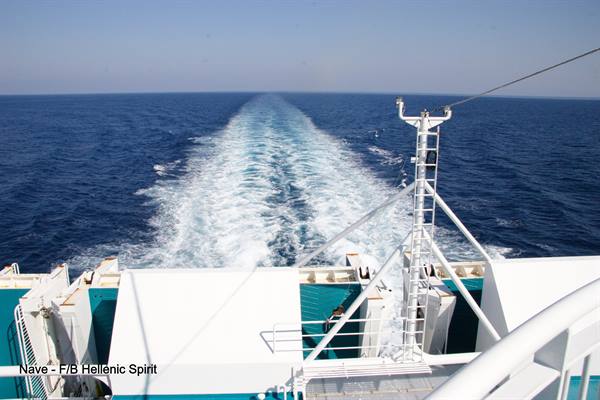 In navigazione - Nave F/B Hellenic Spirit