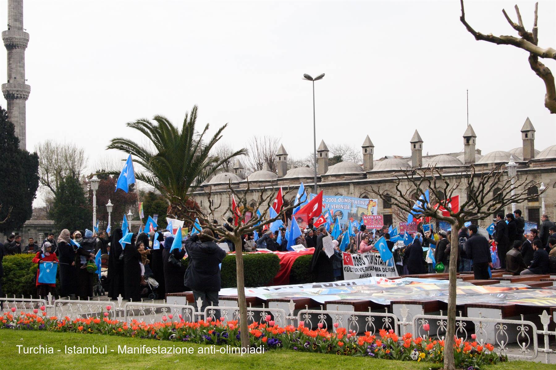 Turchia - Istambul - manifestazione anti-olimpiade