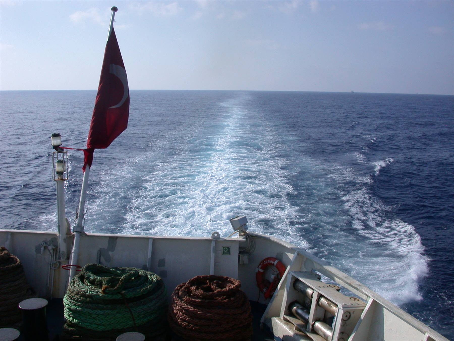 Turchia - Nave Cesme - si torna in Italia 