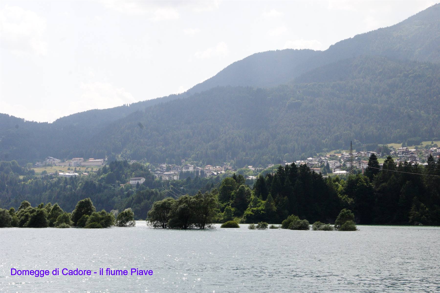 Domegge di Cadore - il fiume Piave