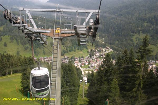 Pecol di Zoldo Alto - Cabinovia Pian del Crep