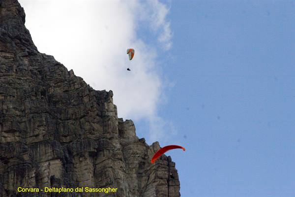 Corvara - Parapendio dal Sassongher