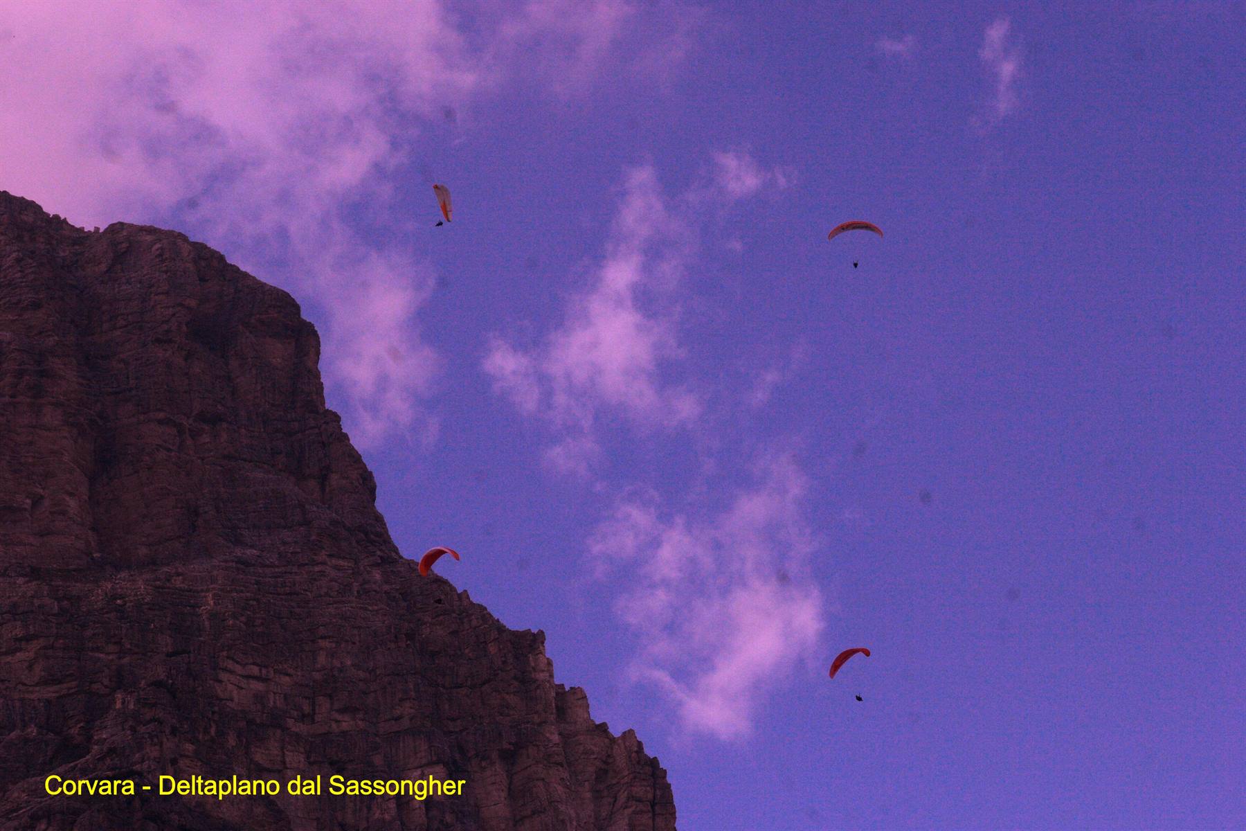 Corvara - Parapendio dal Sassongher