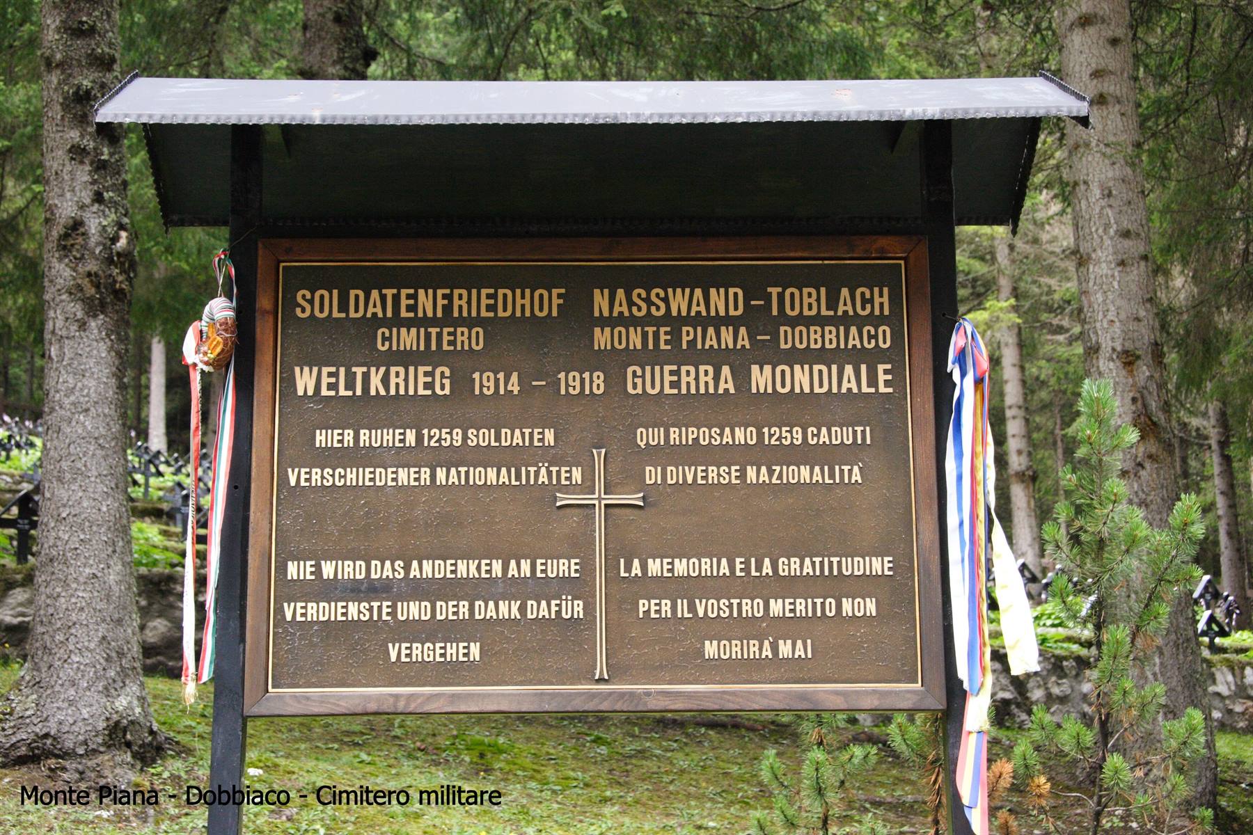 Dobbiaco - Monte Piana - Cimitero militare della prima guerra mondiale