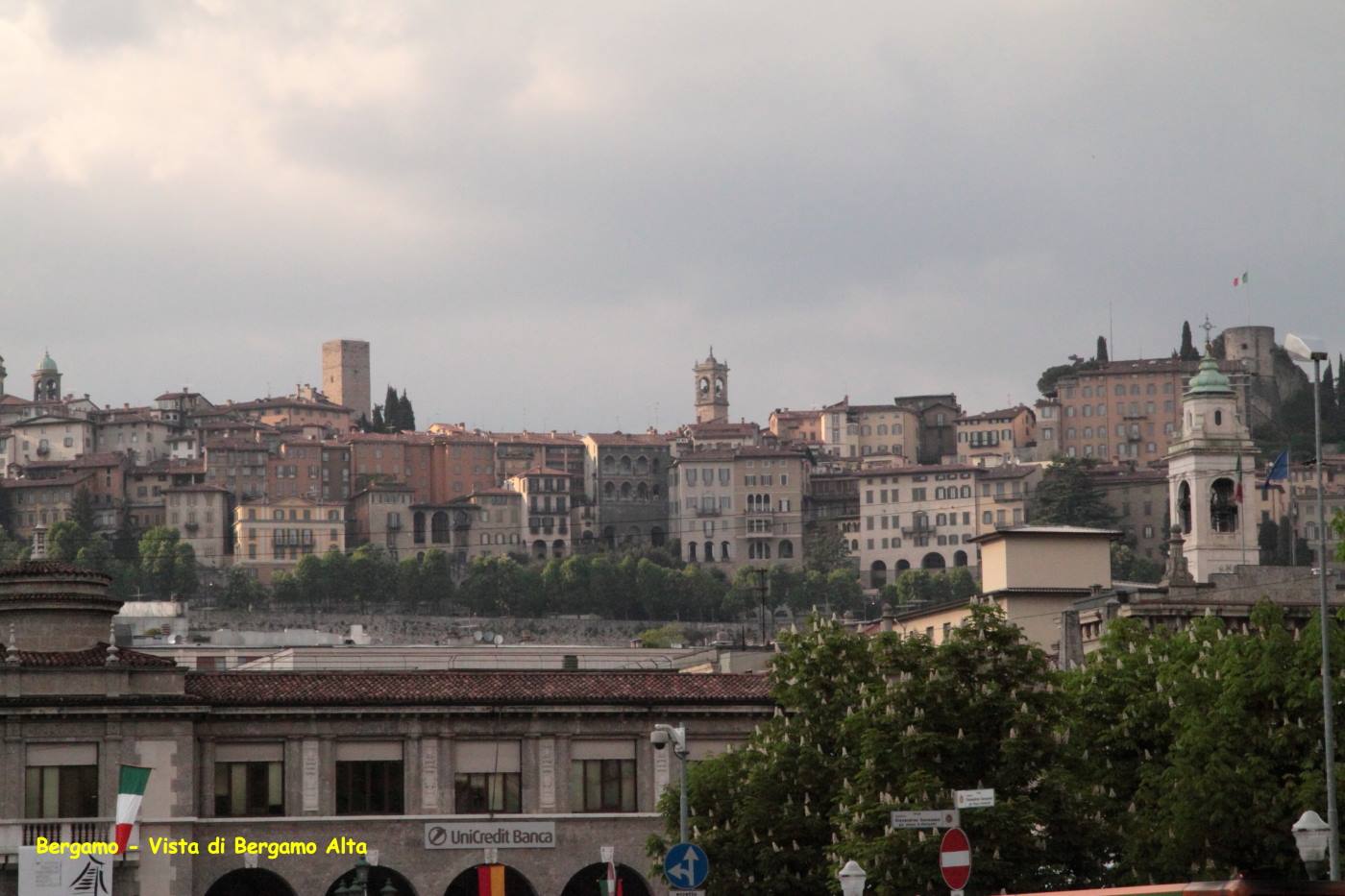 Bergamo - Vista di Bergamo alta