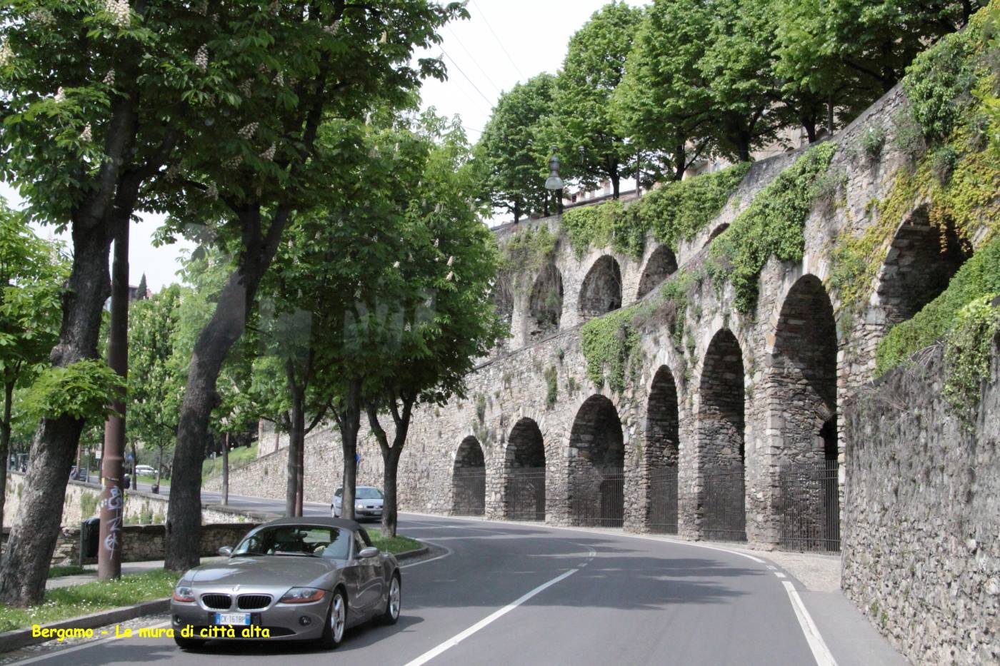 Bergamo - le mura della città alta
