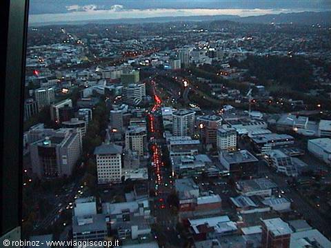 Auckland dalla sky tower