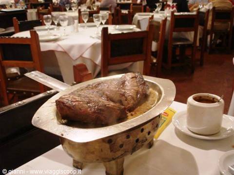Uno splendido "bife de lomo".