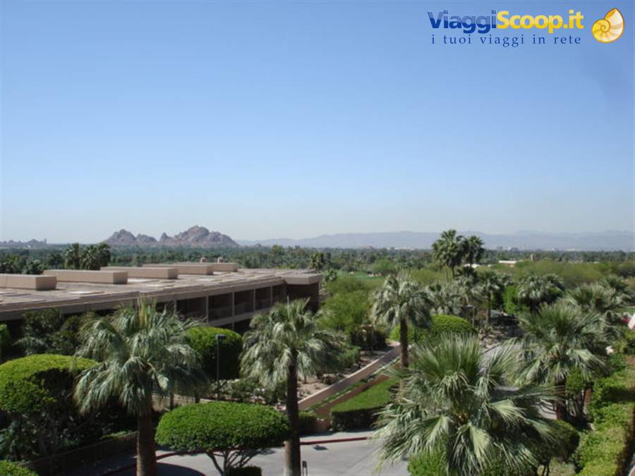 Scorcio del verde dal Phoenician Golf Club a Scottsdale