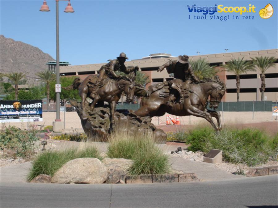 Scottsdale: monumento al Pony Express