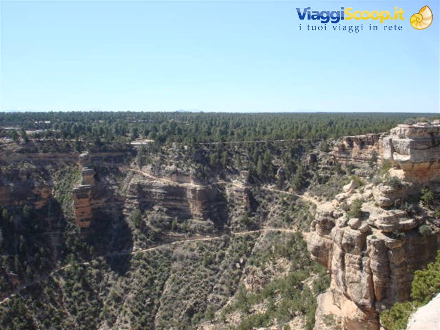 Il "trail" che porta al Rio Colorado.