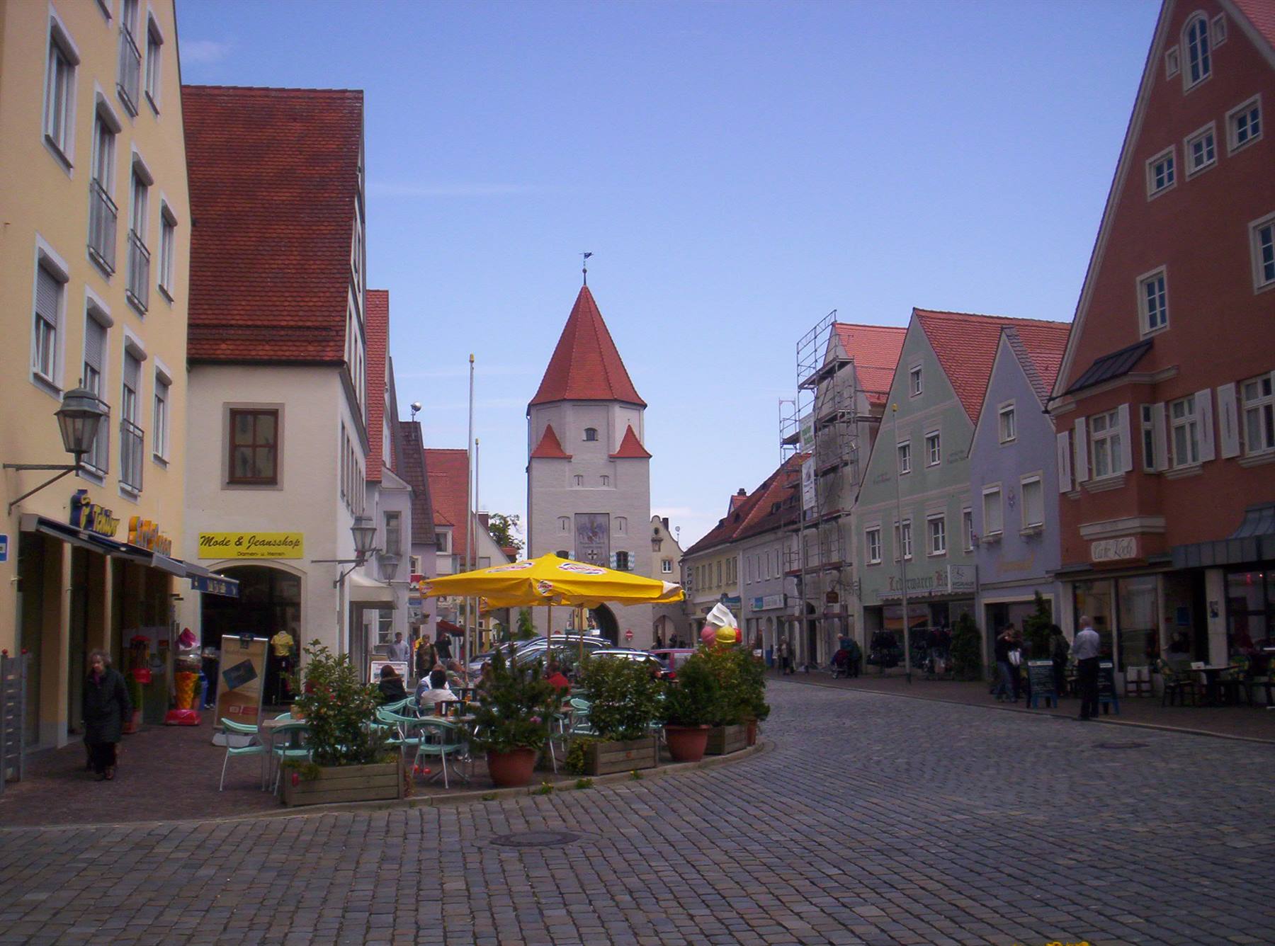 Aichach, piazza del Mercato e Untere Tor