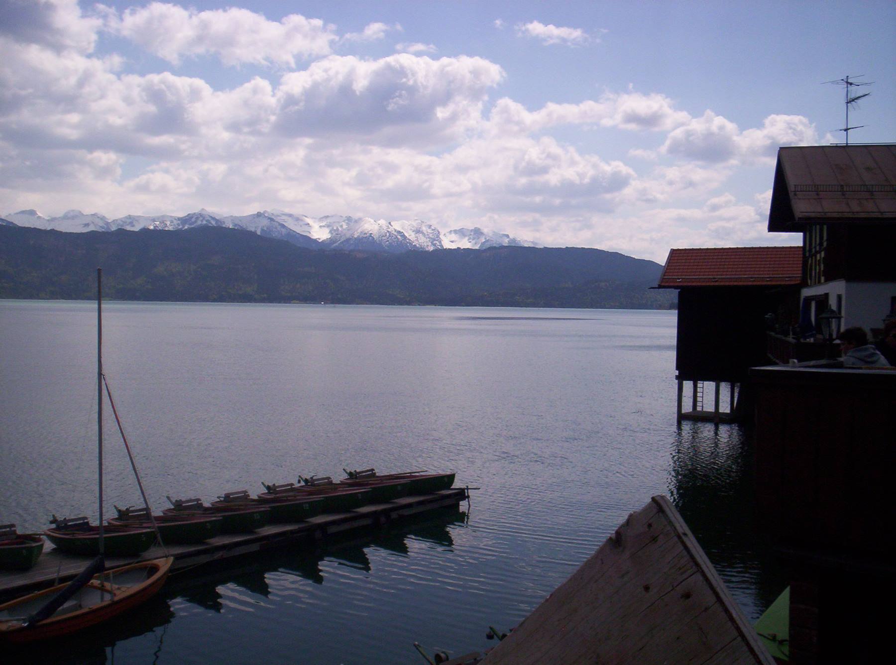 Il Walchensee nei pressi di Urfeld