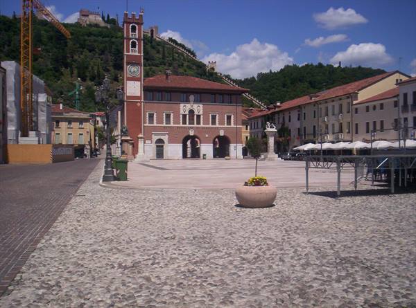 Marostica, piazza degli scacchi
