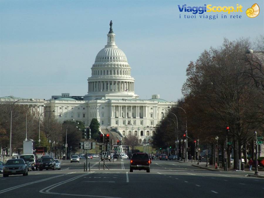 Capitol Hill visto da Indipendence Avenue