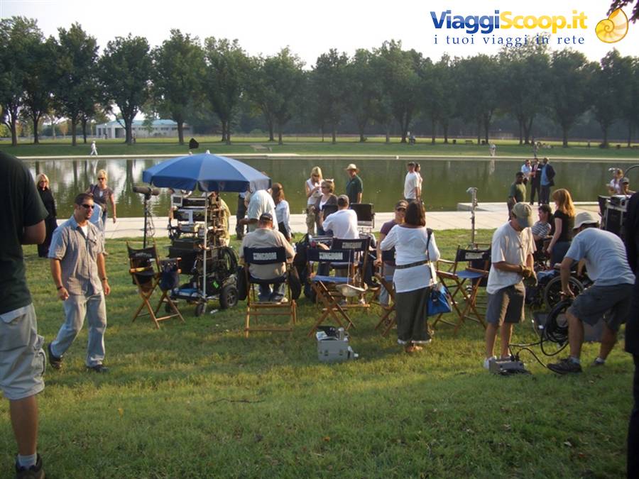 Set Cinematografico sul Mall