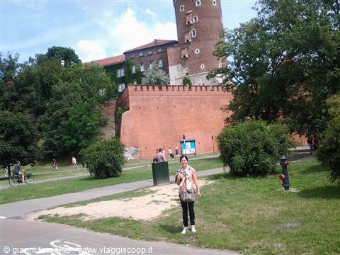 Castello Krakow visto dalla Vistola