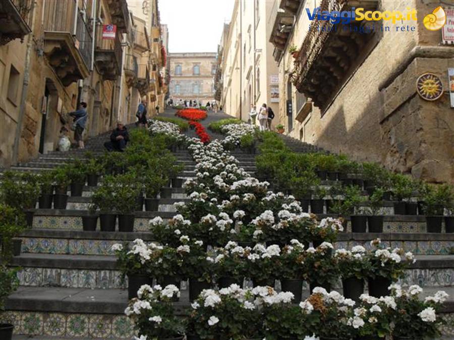 la scalinata di Caltagirone