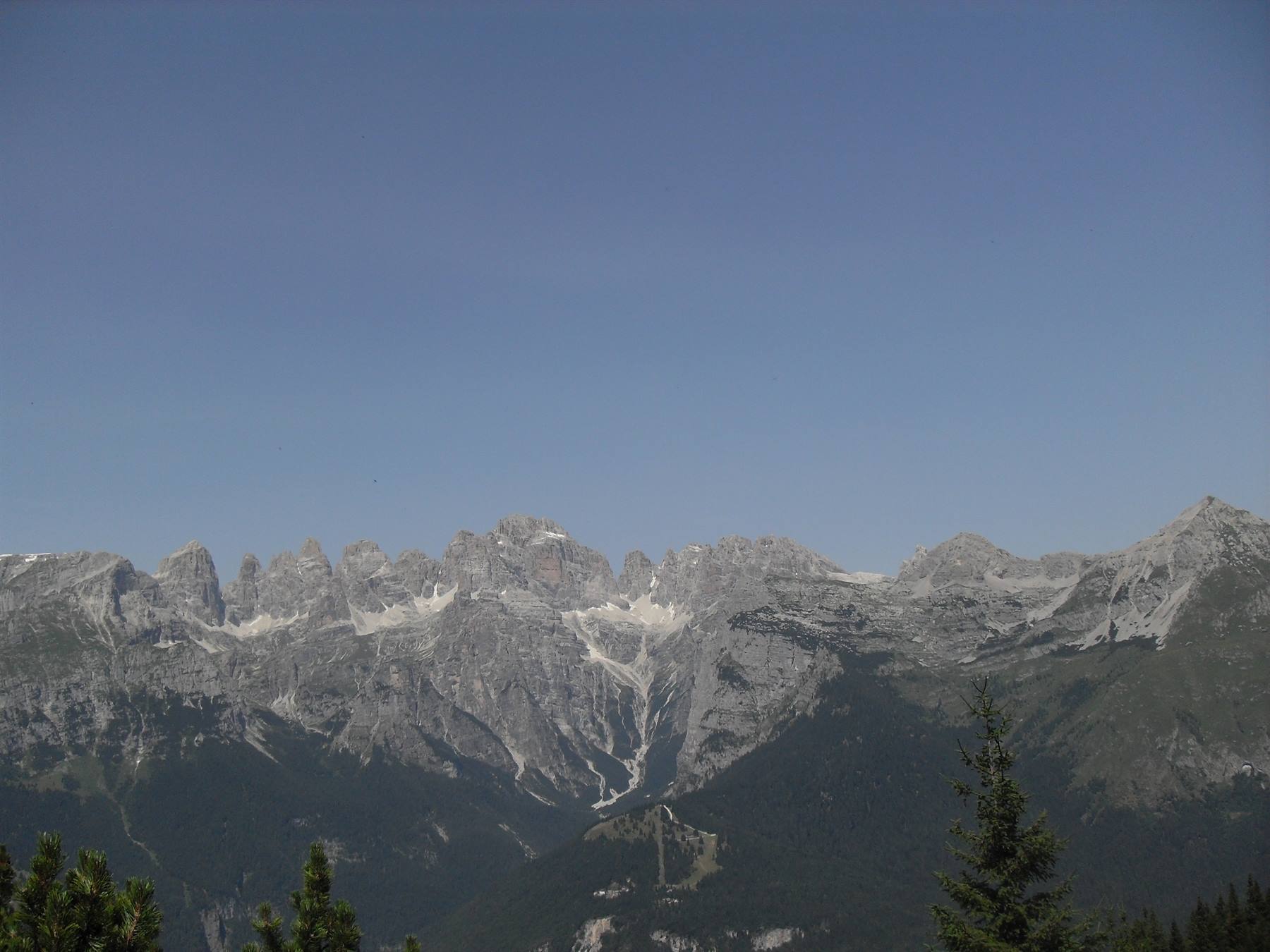 vista dal Doss Pelà