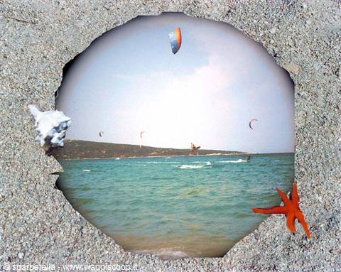 quadretto dalla spiaggia dei serfisti