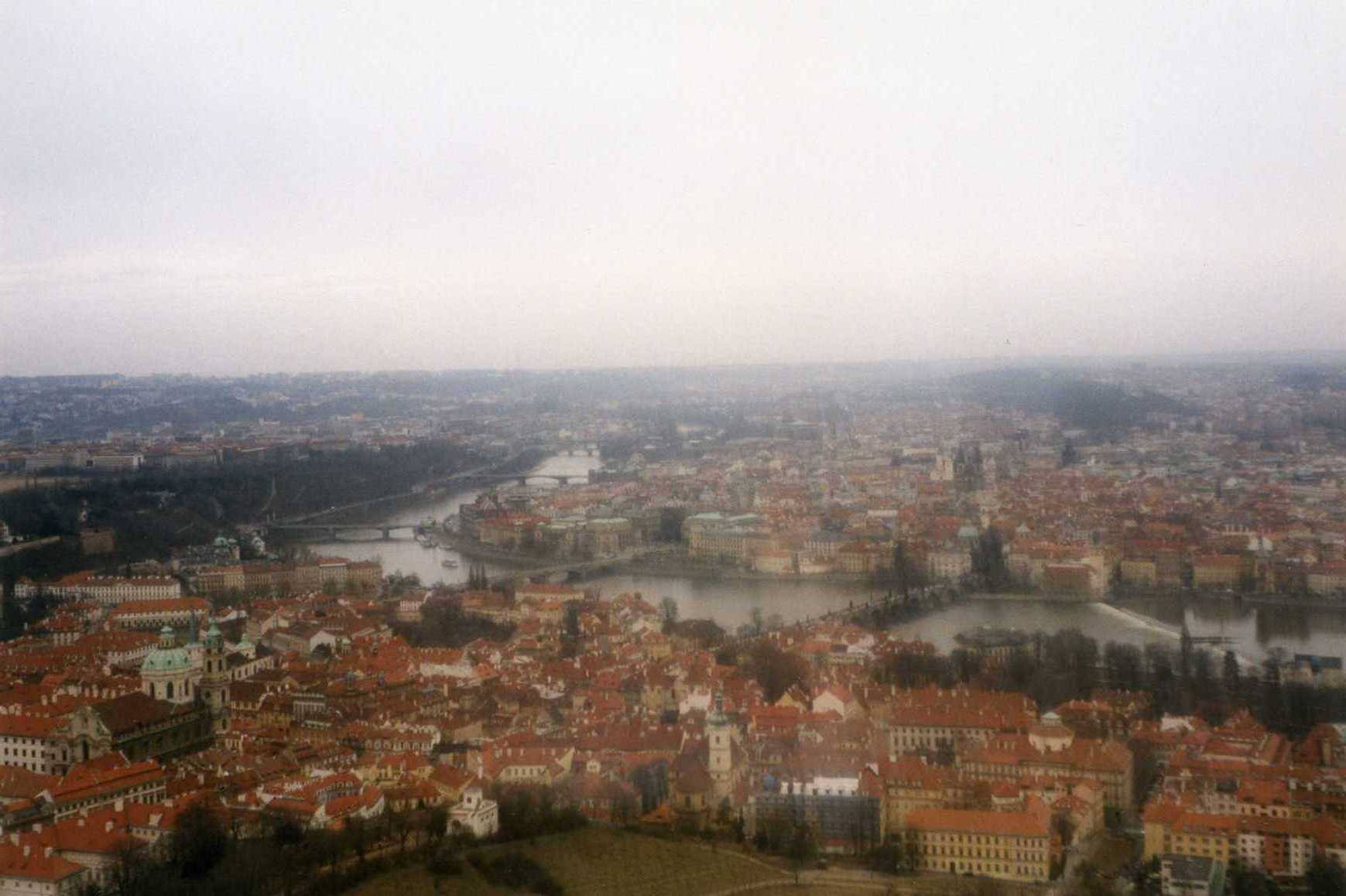 Veduta dal'alto della città