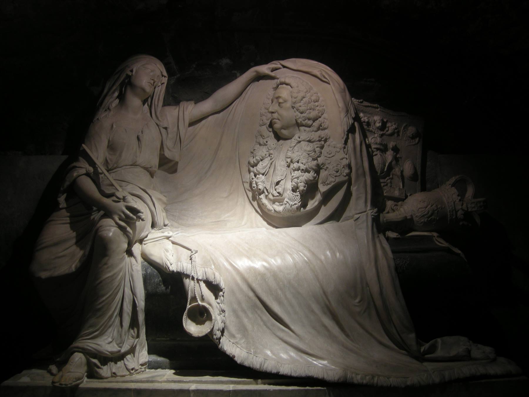 Christ Church Cathedral all'interno della cripta