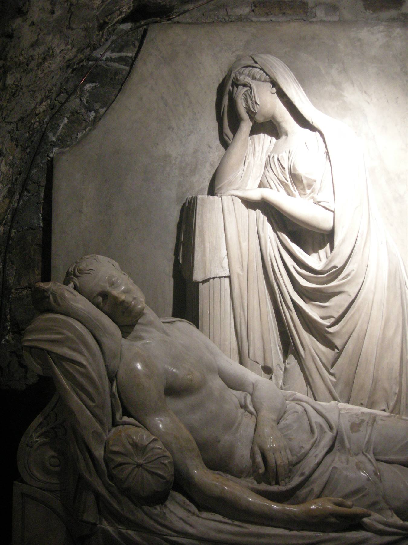 Christ Church Cathedral all'interno della cripta