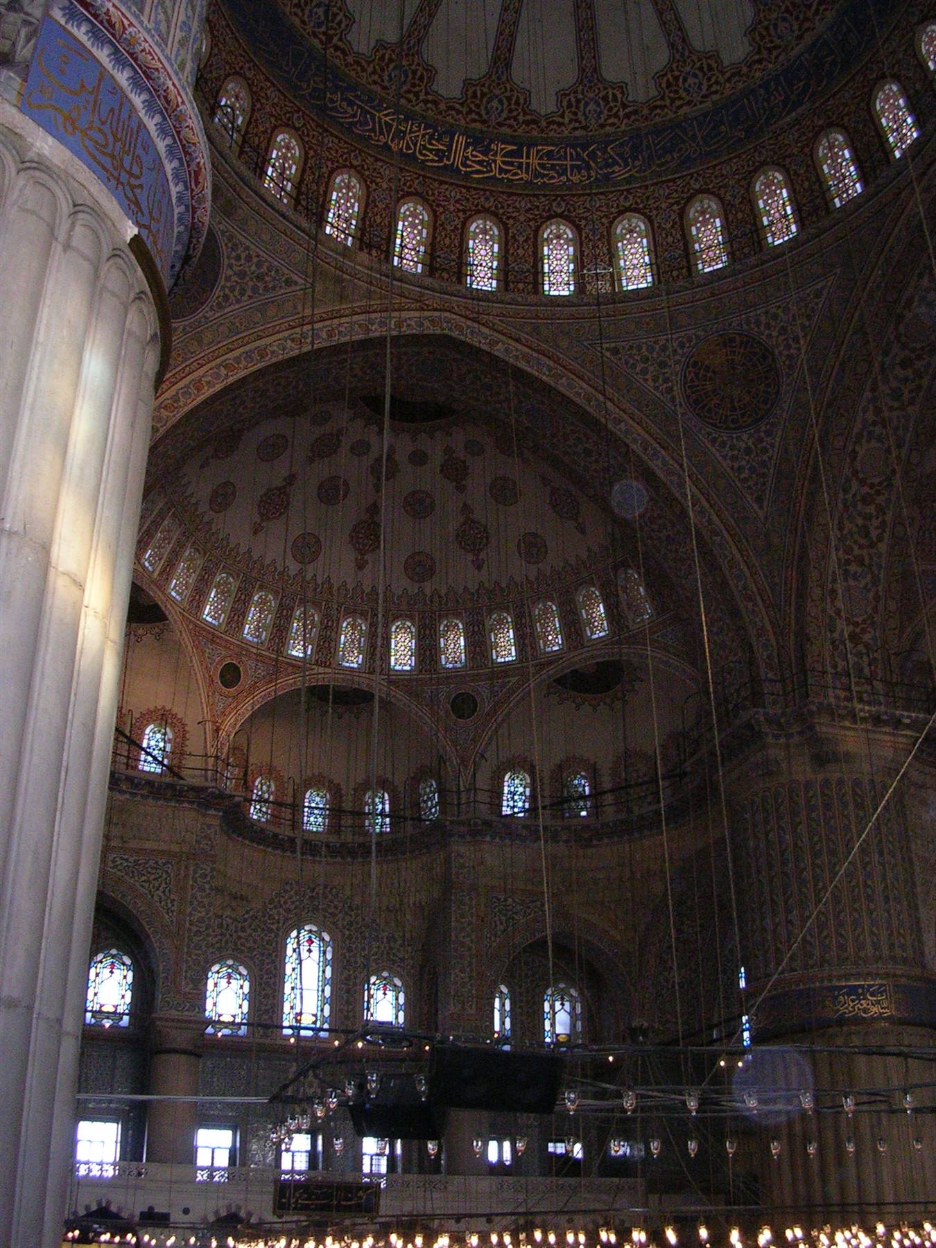 interni moschea blu