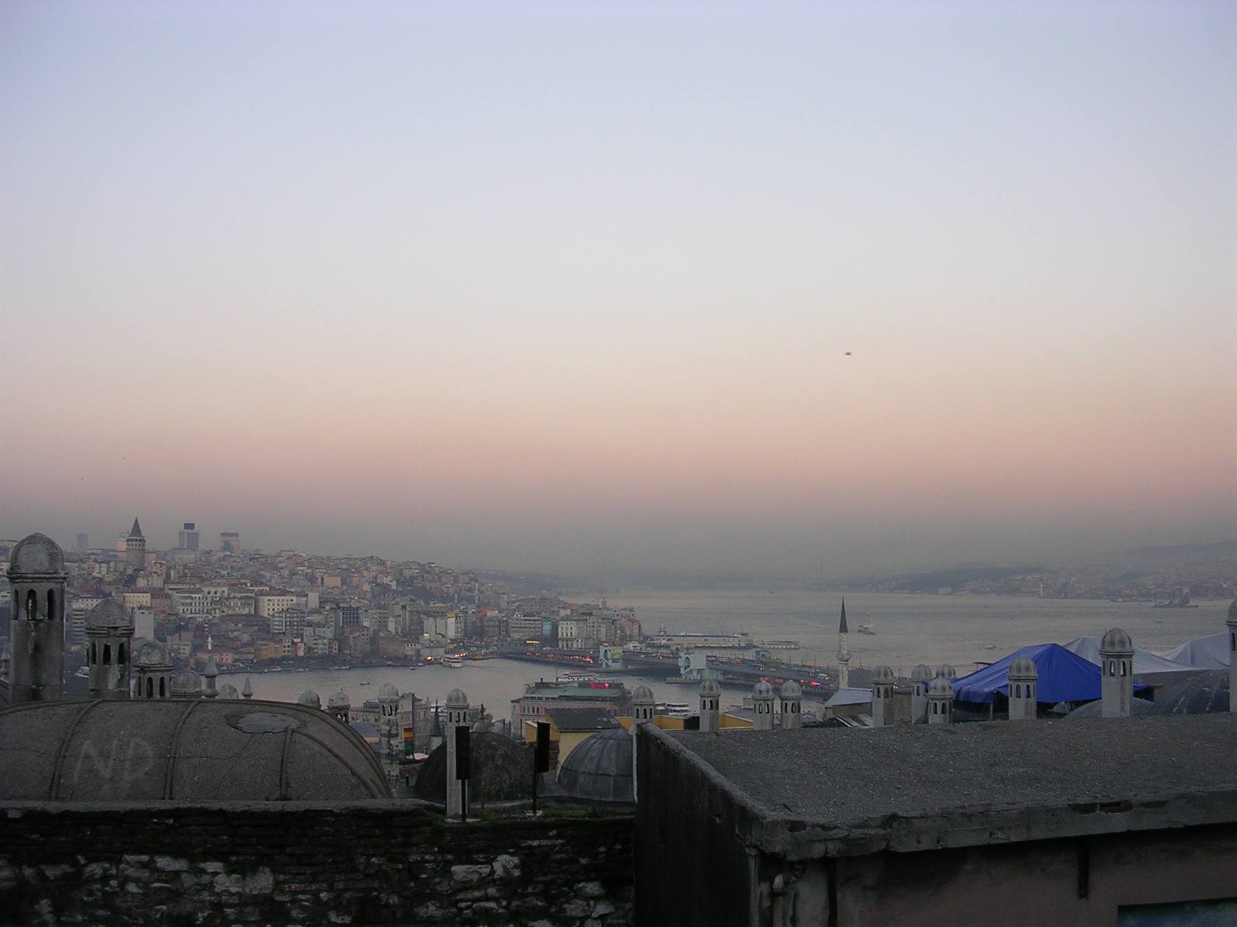 tramonto sul bosforo