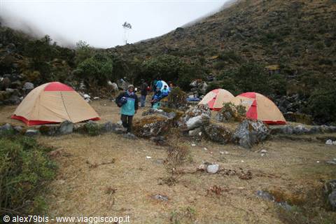 Il nostro accampamento a 4000 metri!!!