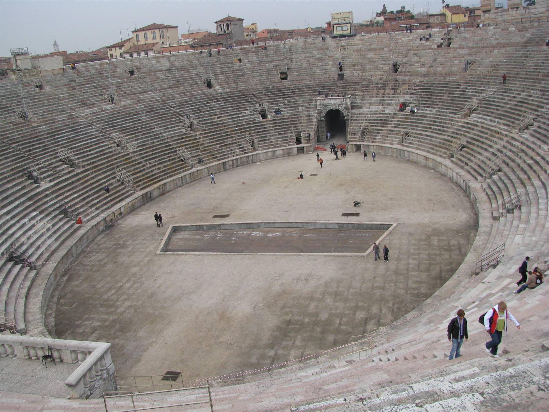 Il centro dell'Arena