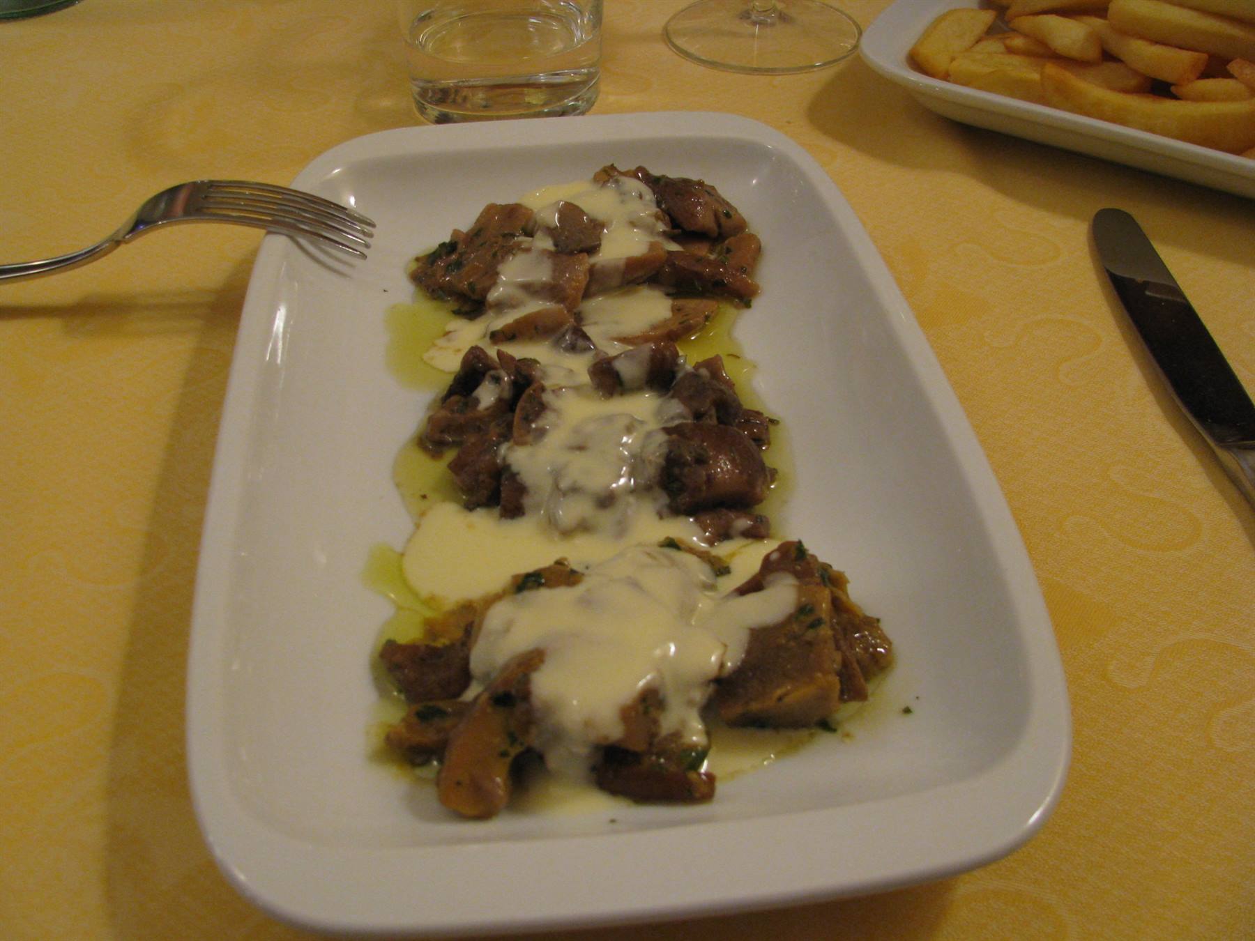 Funghi con donfuta 