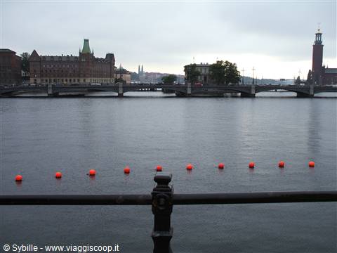 Gamla Stan, vista dal ponte accanto al Parlamento