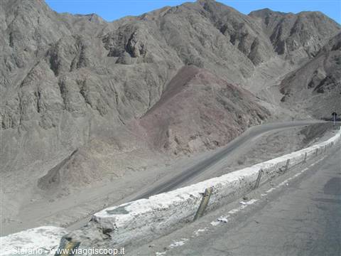 La panamerica con direzione Nazca