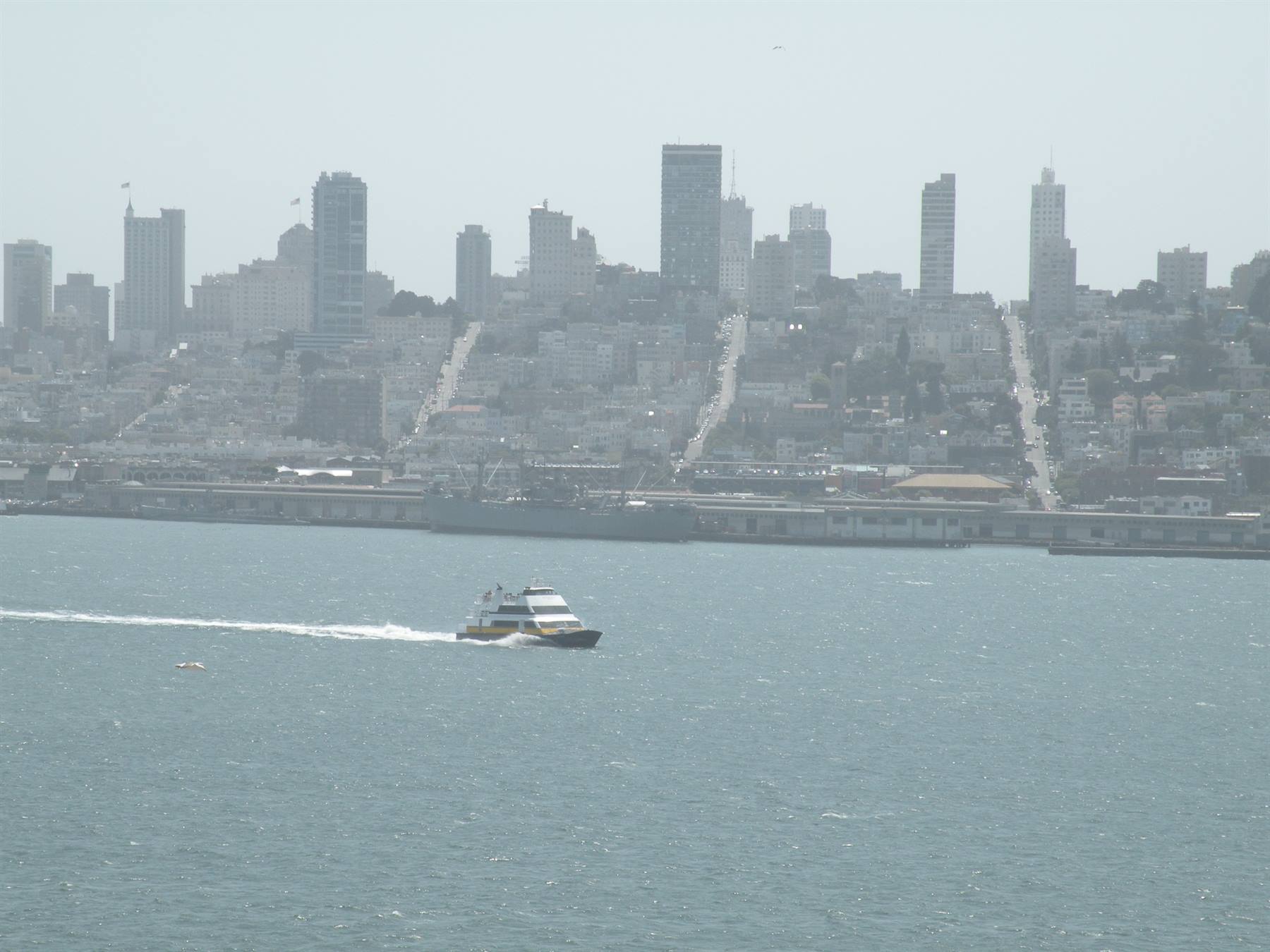 panorama SF da alcatraz