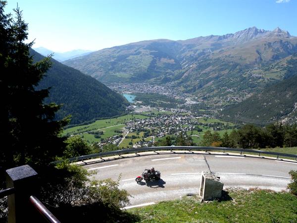 Chalet su Seez vista su Bourg St. Maurice