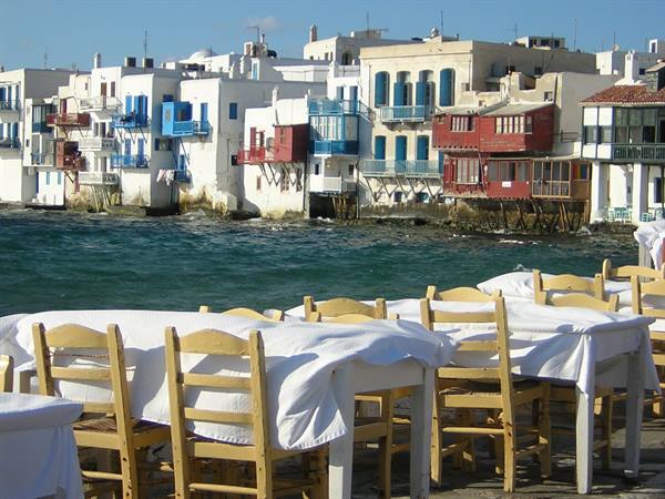 LITTLE VENICE-MYKONOS TOWN
